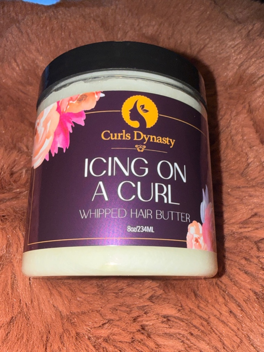 Icing On A Curl Whipped Hair Butter - Purple (8oz)